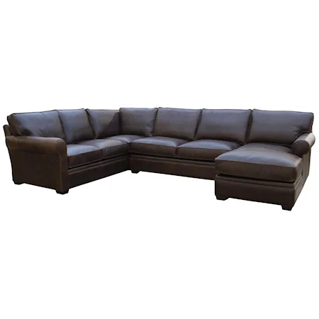 Large, Comfortable Corner Sofa with Chaise